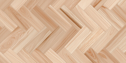 Light herringbone parquet forms seamless geometric decorative surface.