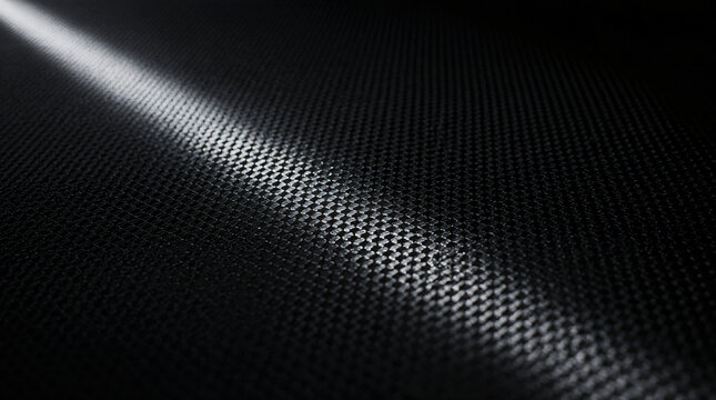 Textura de Fibra de Carbono Preta: Padr&atilde;o Industrial de Alta Performance e Luxo