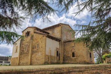 Vista del abside de San Juli&aacute;n de Prados, Oviedo, Asturias, Espa&ntilde;a