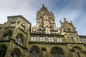View of the Munich Rathaus Courtyard (New Town Hall), Germany