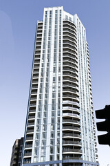 Modern residential building, London, United Kingdom, 24 April 2025