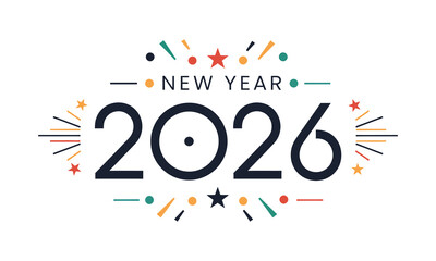 New year 2026 celebration graphic