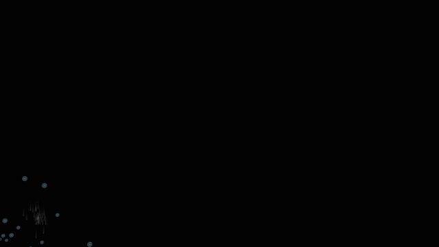 abstract water motion effect transition collection with alpha channel