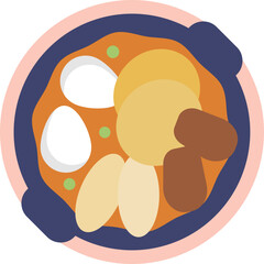 Ramen bowl with noodles, broth, and chopsticks, representing a traditional Japanese noodle dish.