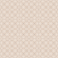 Fototapeta premium abstract geometric seamless pattern background, repeatable motif for fabric and wallpaper design illustration