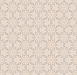 Obraz premium abstract geometric seamless pattern background, repeatable motif for fabric and wallpaper design illustration