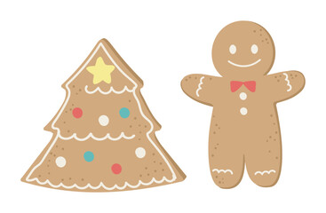 シジンジャーブレッドマンのイラスト