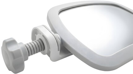 Close-up of Adjustable Mirror Attachment.