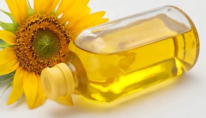 bottle of sunflower oil