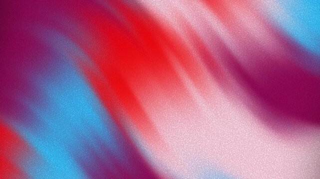 Vibrant abstract grainy noise gradient  background with swirling red, blue, purple, and pink colors creating a dynamic and artistic texture.