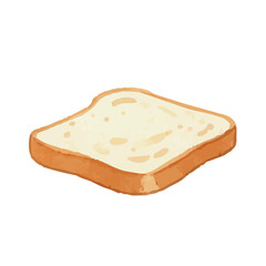 Watercolor-style bread illustration