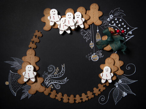 Gingerbread cooky wreath 