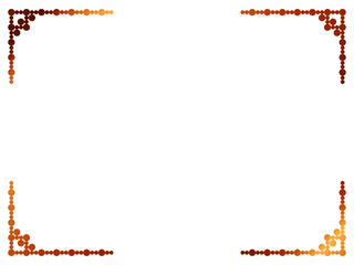 丸、四角角F6、9オレンジ