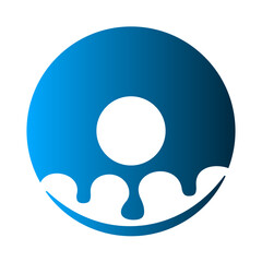 Donut icon design template