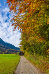 Autumn in the Austrian Alps, Vorarlberg