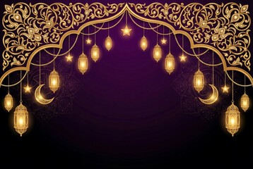 Children Celebrating Eid al-Fitr Illustration with Gifts