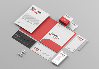 Stationery Set Mockup