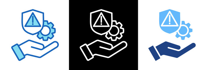 Risk Management triplestyle icon