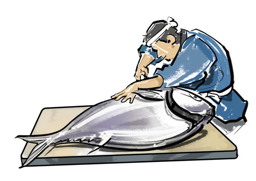 マグロの解体