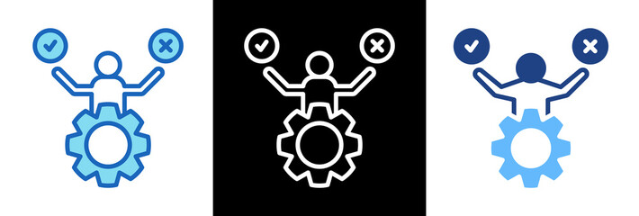 Decision Outcome triplestyle icon