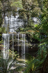 Outdoor view of Russell Falls waterfall, Tasmania