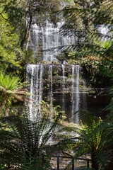 Outdoor view of Russell Falls waterfall, Tasmania