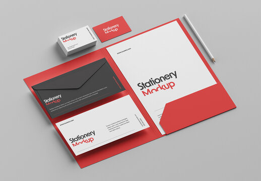 Stationery Set Mockup