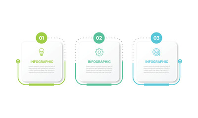 Timeline infographic design element and number options. Business concept with 3 steps. Can be used for workflow layout, diagram, annual report, web design. Vector business template for presentation.