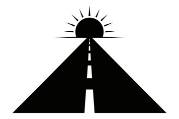 Two people lying down facing each other in a mirrored black and white silhouette style © Avijit