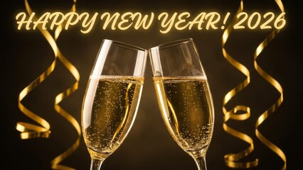 Champagne toast celebration happy new year festive occasion