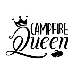 Campfire Queen Svg