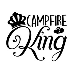 Campfire King Svg
