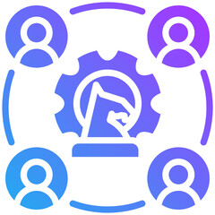 Strategic alliance  icon for strategic planning, website, application, printing, document, poster design, etc