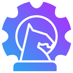 Strategy  icon for strategic planning, website, application, printing, document, poster design, etc