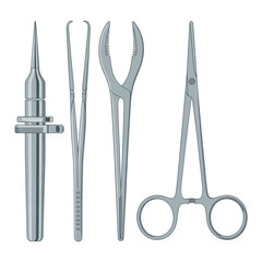 Laparoscopic Surgery Instruments Vector