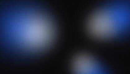 Blue black soft gradation background with noise texture.
