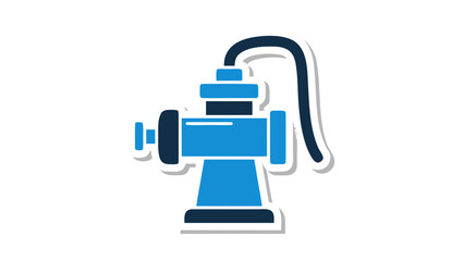 Blue Fire Hydrant Icon