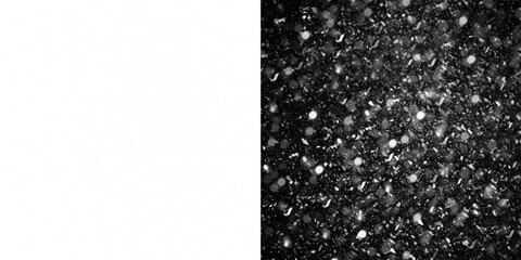 Fine falling snow particles with soft depth and natural spread. Realistic winter snowfall texture with light scattered flakes.