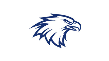 Majestic Eagle Head Emblem - Powerful Symbol of Freedom and Strength