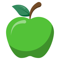 Green Apple Illustration