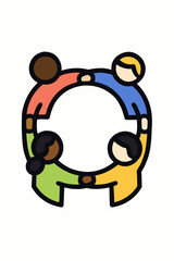 Inclusive Community Circle Promoting Social Harmony