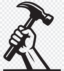 Fist Holding Hammer Icon