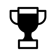 Trophy Icon Vector Symbol Design Illustration
