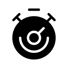 Stopwatch Icon Vector Symbol Design Illustration
