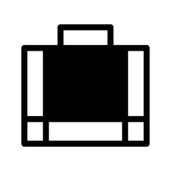 Suitcase Icon Vector Symbol Design Illustration
