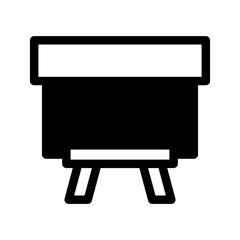 Whiteboard Icon Vector Symbol Design Illustration