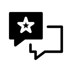 Review Icon Vector Symbol Design Illustration