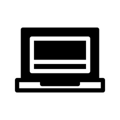 Laptop Icon Vector Symbol Design Illustration