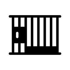 Prison Icon Vector Symbol Design Illustration