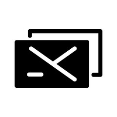 Fototapeta premium Letter Icon Vector Symbol Design Illustration